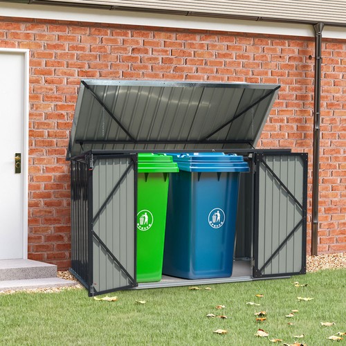 Garden metal storage box - storage,
