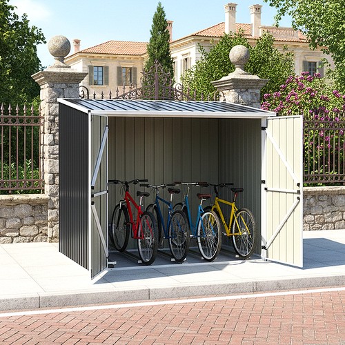 Bicycle shed outdoor - bicycle,