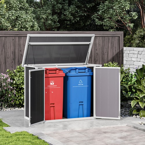 Outdoor lockable dual - outdoor,