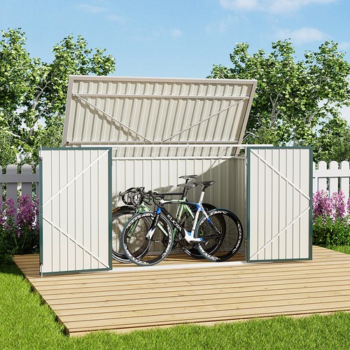 Outdoor lockable bike shed - lockable,