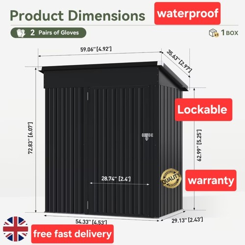 Large store garden lockable - store,