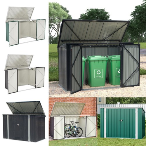 Garden lockable bicycle - bicycle, shed