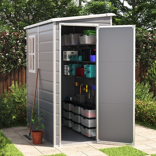 Plastic lockable garden - garden, shed