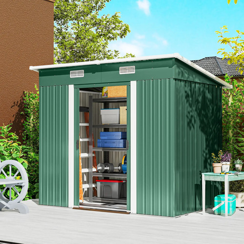7x4ft outdoor garden storage - 7x4ft,