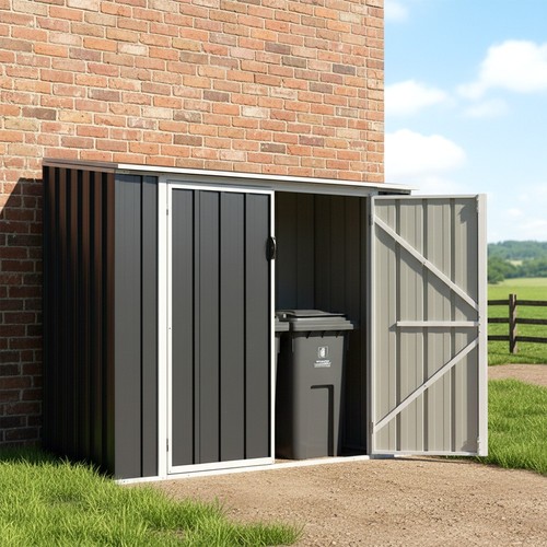 Outdoor lockable bicycle - lockable, shed