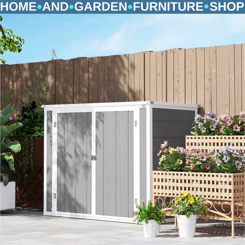 Outdoor double bin storage - outdoor,