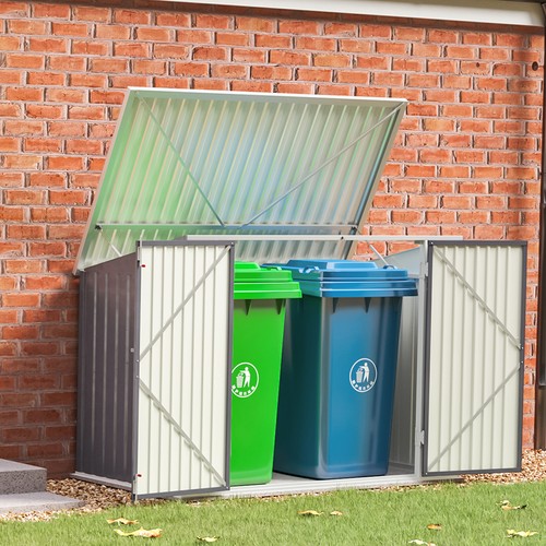 Double wheelie bin lockable - double,