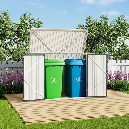 Large lockable storage shed - large,