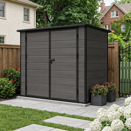 Plastic garden shed 7x4ft - garden,